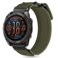 Tech-protect Scout Pro řemínek na Garmin Fenix 5x / 5x Plus / 6x / 6x Pro / 7x / 8 51mm, military green