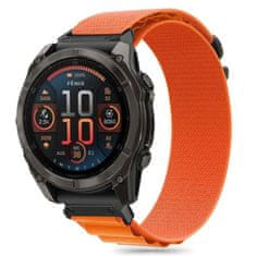 Tech-protect Nylon Pro řemínek na Garmin Fenix 5x / 5x Plus / 6x / 6x Pro / 7x / 8 51mm, orange