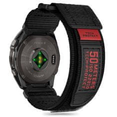 Tech-protect Scout Pro řemínek na Garmin Fenix 5x / 5x Plus / 6x / 6x Pro / 7x / 8 51mm, black