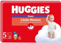 Huggies Little Movers Pants 5, 34 ks