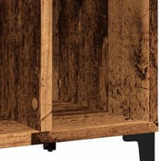 Vidaxl Skříňka na LP desky old wood 100 x 38 x 48 cm kompozitní dřevo