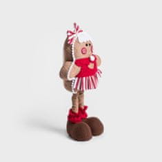 Homla Vánoční figurka | COOKIE | Perníček s dlouhýma nohama - Cook 46 cm | 705403