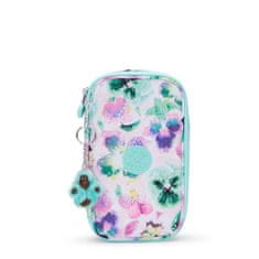 KIPLING Školní penál 50 PENS Aqua Blossom