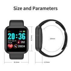 OEM Hodinky Smart watch L18 černé