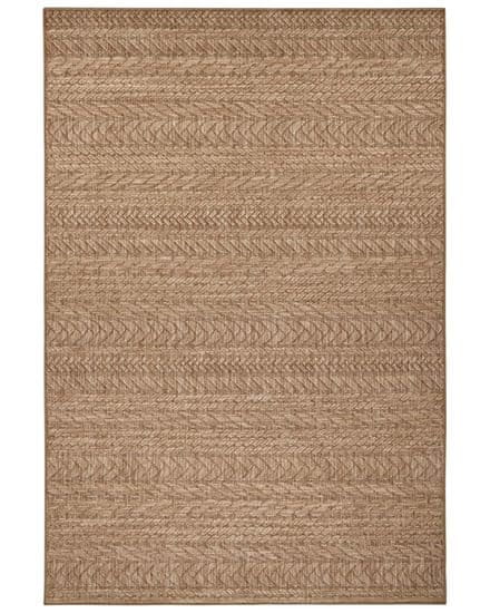 NORTHRUGS Kusový koberec Forest 103995 Beige/Brown – na ven i na doma