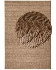 NORTHRUGS Kusový koberec Forest 103995 Beige/Brown – na ven i na doma 80x150