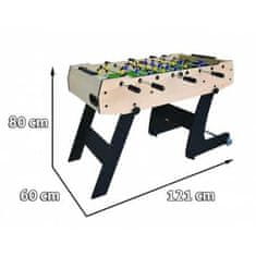 RAMIZ Stolní fotbal skládací 121x61x81 cm, dřevo