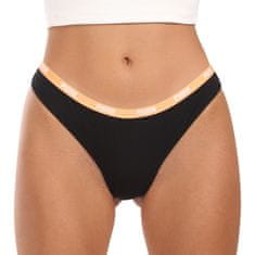 Puma 3PACK dámská tanga černá (503008001 007) - velikost S