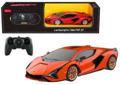 shumee RC Car 1:24 Rastar Lamborghini Sian Orange