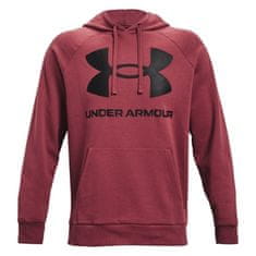 Under Armour Mikina vínově červená 178 - 182 cm/M Rival Fleece Big Logo HD