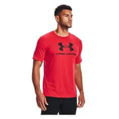 Under Armour Tričko na trenínk červené S Sportstyle Logo