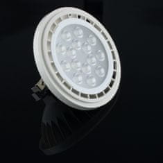 LUMILED 10x LED žárovka 12V AR111 G53 15W = 100W 1521lm 3000K Teplá biela 38°