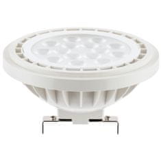 LUMILED 10x LED žárovka 12V AR111 G53 15W = 100W 1521lm 3000K Teplá biela 38°