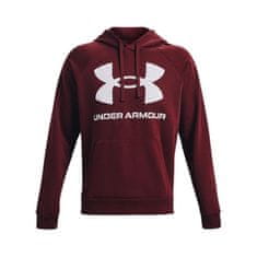 Under Armour Mikina vínově červená 173 - 177 cm/S Rival Fleece Big Logo HD