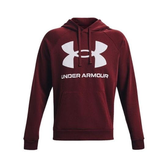 Under Armour Mikina vínově červená Rival Fleece Big Logo HD