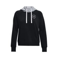 Under Armour Mikina černá 183 - 188 cm/XXL Rival Fleece CB Hoodie