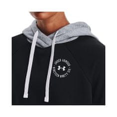 Under Armour Mikina černá 183 - 188 cm/XXL Rival Fleece CB Hoodie