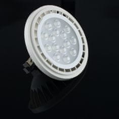 LUMILED 10x LED žárovka 12V AR111 G53 15W = 100W 1521lm 4000K Neutrální bílá 38°