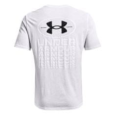 Under Armour Tričko na trenínk bílé XL Repeat SS