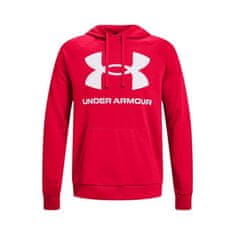 Under Armour Mikina červená 188 - 192 cm/XL Rival Fleece Big Logo HD