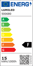 LUMILED 10x LED žárovka ES111 GU10 15W = 100W 1521lm 3000K Teplá biela 38°