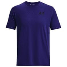 Under Armour Tričko fialové L Sportstyle Left Chest Ss 1326799 468