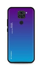 TopQ Kryt LUXURY Xiaomi Redmi Note 9 pevný duhový purpurový 49994