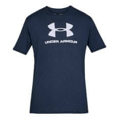 Under Armour Tričko tmavomodré S Sportstyle Ss Granatowa Uar