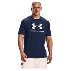 Under Armour Tričko tmavomodré S Sportstyle Ss Granatowa Uar