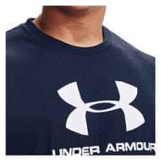 Under Armour Tričko tmavomodré S Sportstyle Ss Granatowa Uar