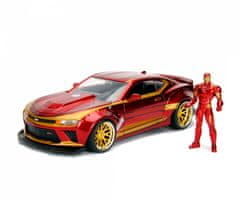 Jada Toys JADA Iron Man Chevrolet Camaro SS 2016 1:24 + figurka Iron man