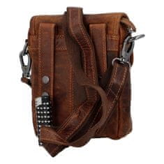 Green Wood Kožená crossbody taška s přezkou Gérard Greenwood