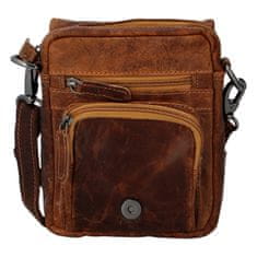 Green Wood Kožená crossbody taška s přezkou Gérard Greenwood