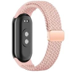 Tech-protect Nylonmag řemínek na Xiaomi Smart Band 8 / 9 / NFC, dusty rose