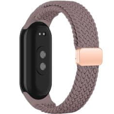 Tech-protect Nylonmag řemínek na Xiaomi Smart Band 8 / 9 / NFC, lilac mist