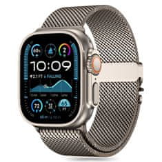 Tech-protect Milano řemínek na Apple Watch 44/45/46/49mm, titanium