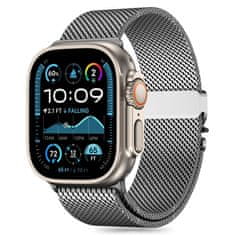 Tech-protect Milano řemínek na Apple Watch 44/45/46/49mm, silver