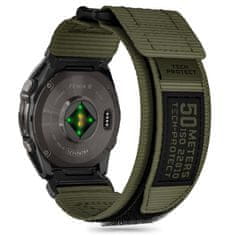 Tech-protect Scout Pro řemínek na Garmin Fenix 5 / 6 / 6 Pro / 7 / 8 47mm / E, military green