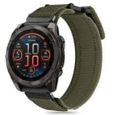 Tech-protect Scout Pro řemínek na Garmin Fenix 5 / 6 / 6 Pro / 7 / 8 47mm / E, military green