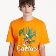 Puma Tričko x Carrots Graphic Tee Orange M Oranžová