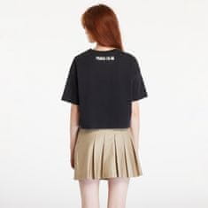 Converse Tričko Proud To Be Oversized Cropped T-Shirt Black M Černá