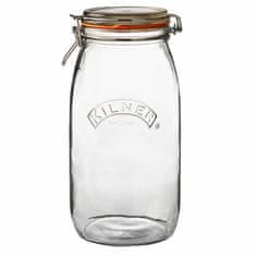 Kilner Kulatá zavařovací sklenice s klipem, 3,0 l Kilner