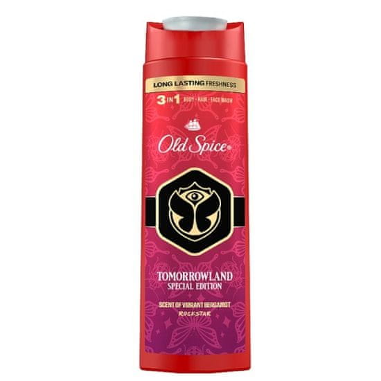 Sprchový gel pro muže Tomorrowland Rockstar 3 v 1 (Body-Hair-Face Wash)