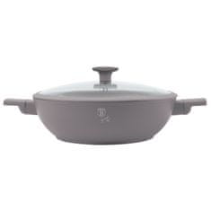 Berlingerhaus Pánev WOK s titanovým povrchem a poklicí 30 cm Taupe Collection BH-8095