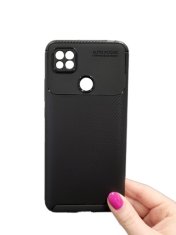 Universal Pouzdro Carbon Premium Xiaomi Redmi 9C Černé