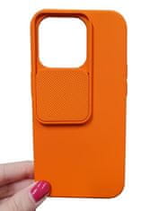 Universal Pouzdro Camshield Soft iPhone 14 Pro Oranžové