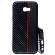 FORCELL Pouzdro Moto Carbon Samsung Galaxy J4+ J415 2018 Černo-červené