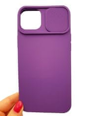 Universal Pouzdro Camshield Soft iPhone 14 Plus Fialové