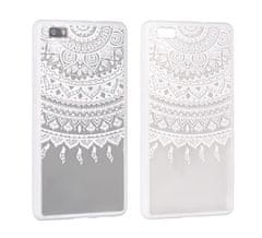 Universal Lace Case Huawei P10 Lite Vzor 1 Bílé