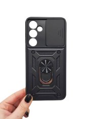 Universal Pouzdro Slide Camera Armor Case Samsung Galaxy A55 5G Černé